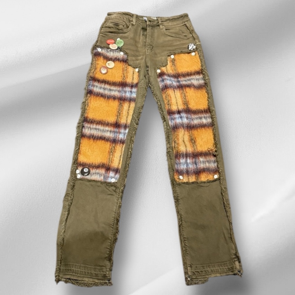 Lifted ⚓️ Anchors texture pants with pins